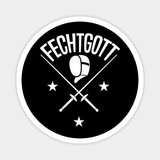 Fechtgott (white) Magnet